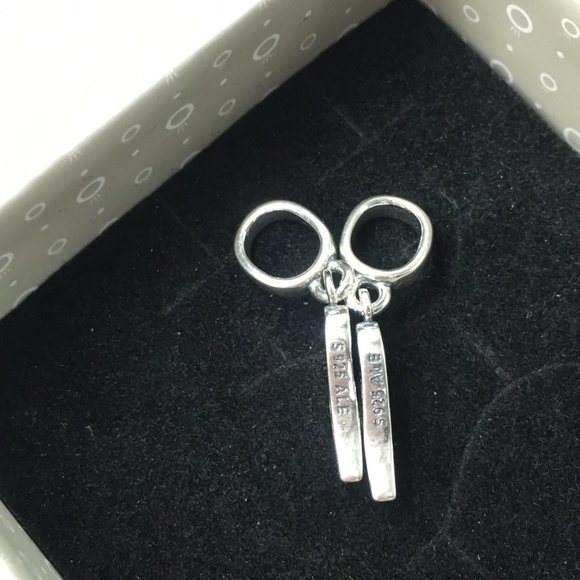 Pandora Sparkling Splitable Angel Wings Dangle Charm - Picture 3 of 5